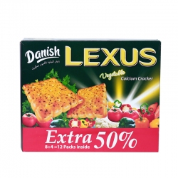 DANISH LEXUS VEGETABLE CALCIUM CRACKER